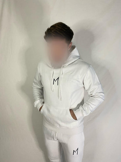 Sweat à capuche MWSK Blanc